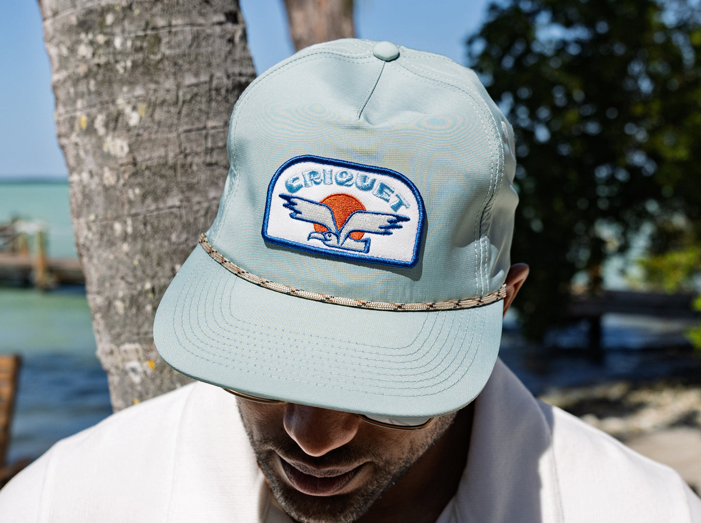 Throwback Hat - Criquet Eagle - Sage Ripstop