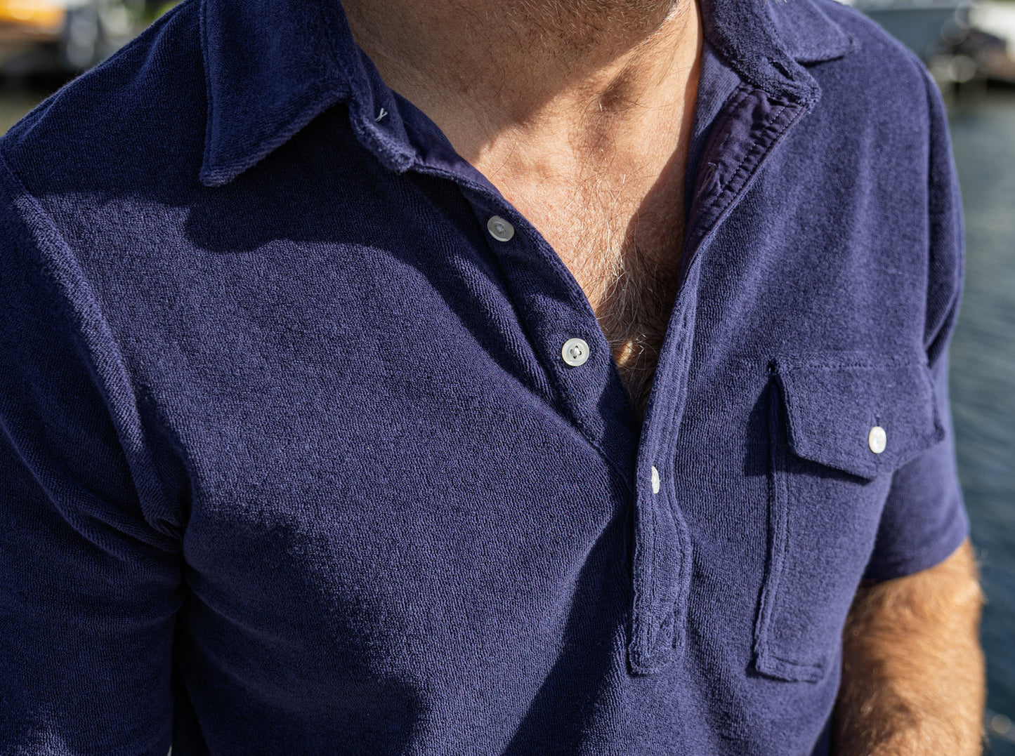 Terrycloth Players Shirt - Midnight Toker
