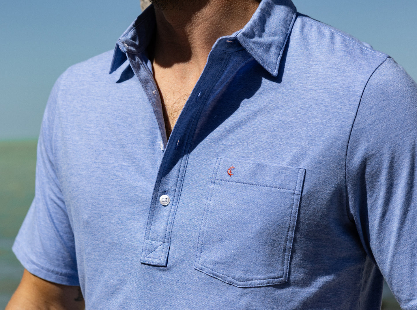 Top-Shelf Players Shirt - Microstripe - Regatta