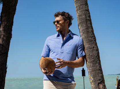 Top-Shelf Players Shirt - Microstripe - Regatta