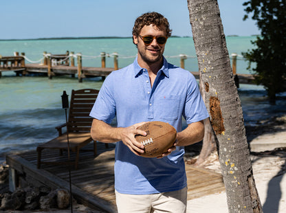 Top-Shelf Players Shirt - Microstripe - Regatta