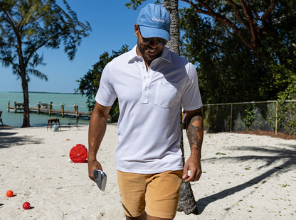 Oxford Pique Players Shirt - White