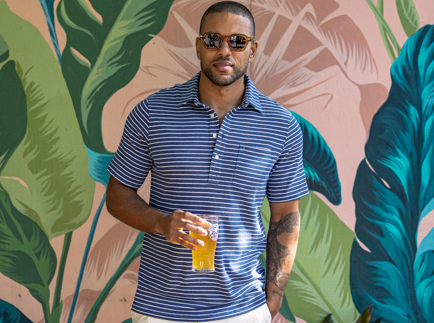 Easy Knit Players Shirt - Heather Navy