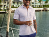 Terrycloth Players Shirt - Sanibel Stripe - Blue