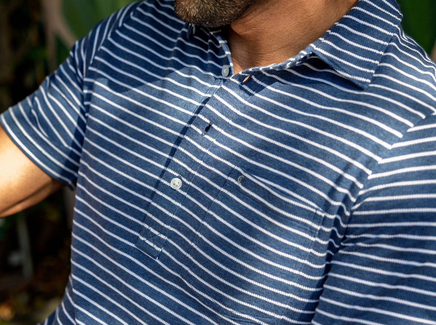 Easy Knit Players Shirt - Heather Navy