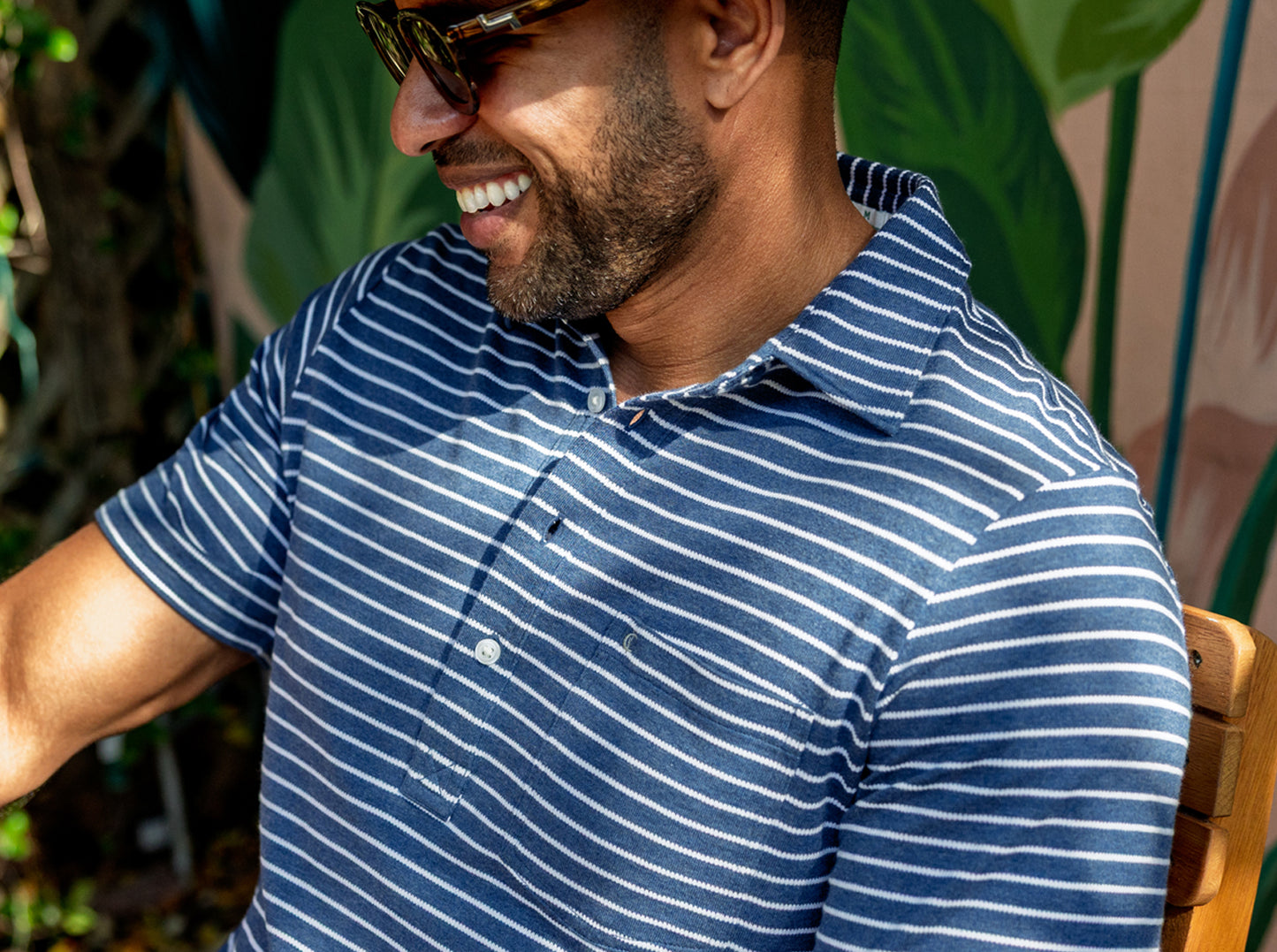 Easy Knit Players Shirt - Heather Navy
