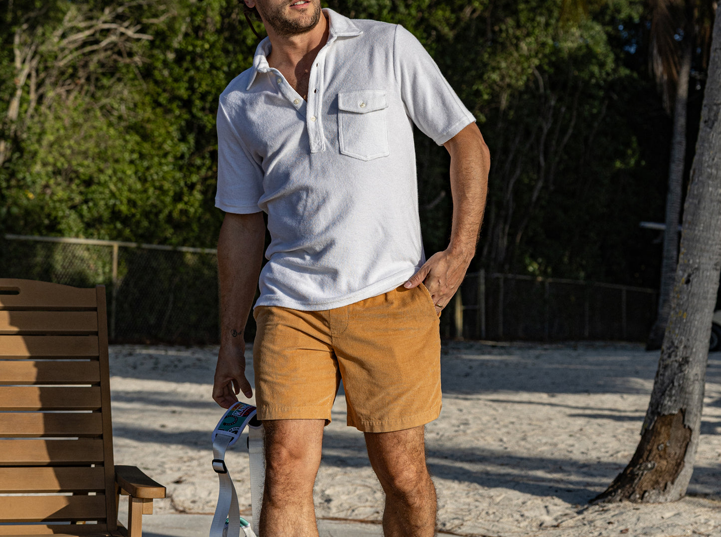 Cruiser Cord Shorts - Suntan