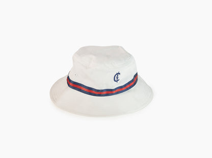 Bucket Hat - Grassy C - Navy/Red