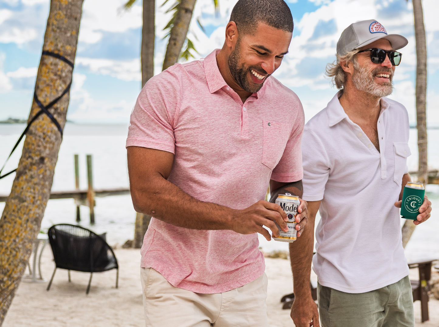 Sunwashed Polo - Heather Pink