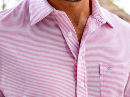 Performance Players Shirt - Hobby Stripe - Light Pink
