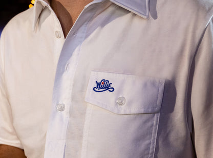 Willie Nelson Players Shirt - The Outlaw - Bright White
