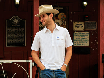 Willie Nelson Players Shirt - The Outlaw - Bright White