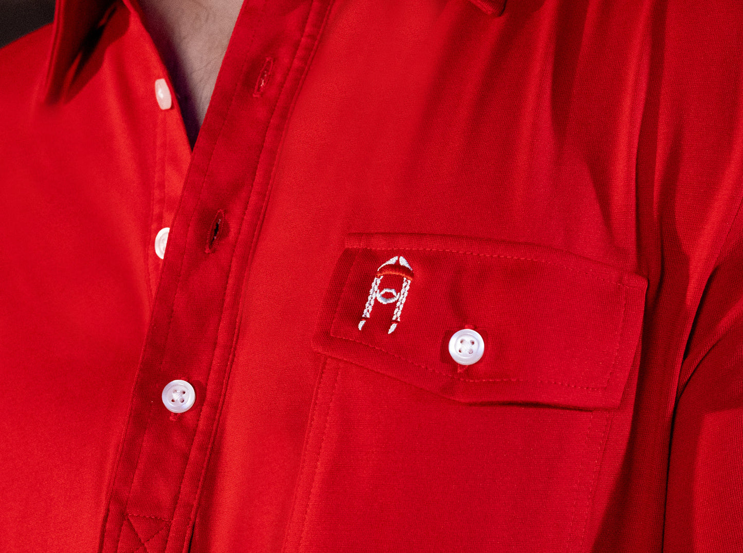 Willie Nelson Players Shirt - The Icon - Red