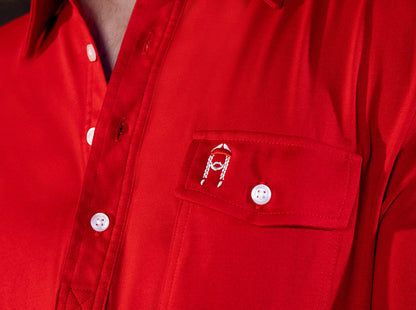 Willie Nelson Players Shirt - The Icon - Red