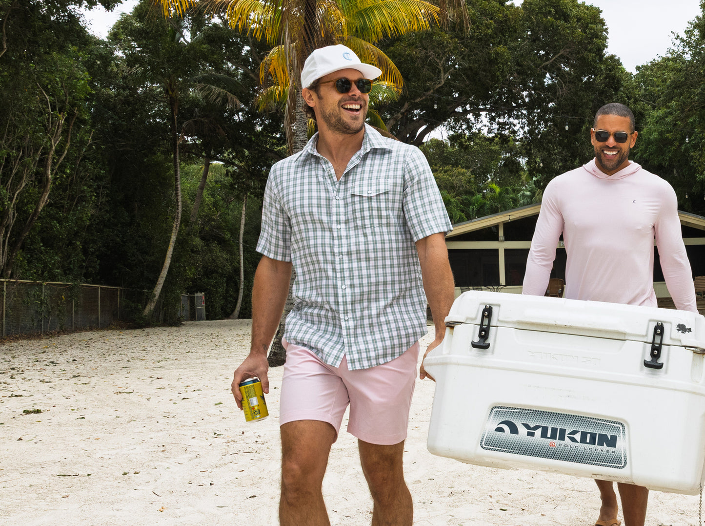 Short Sleeve Performance Pearl Snap - Olive Check