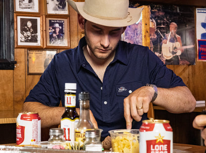 Willie Nelson Players Shirt - The Outlaw - Navy