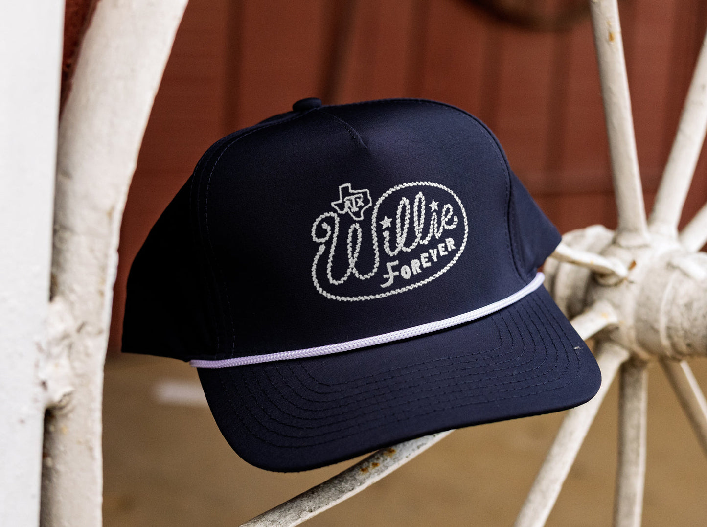 Willie Nelson Rope Hat - Willie Forever Lasso - Navy