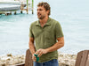Velour Monty Polo - Palm Tree