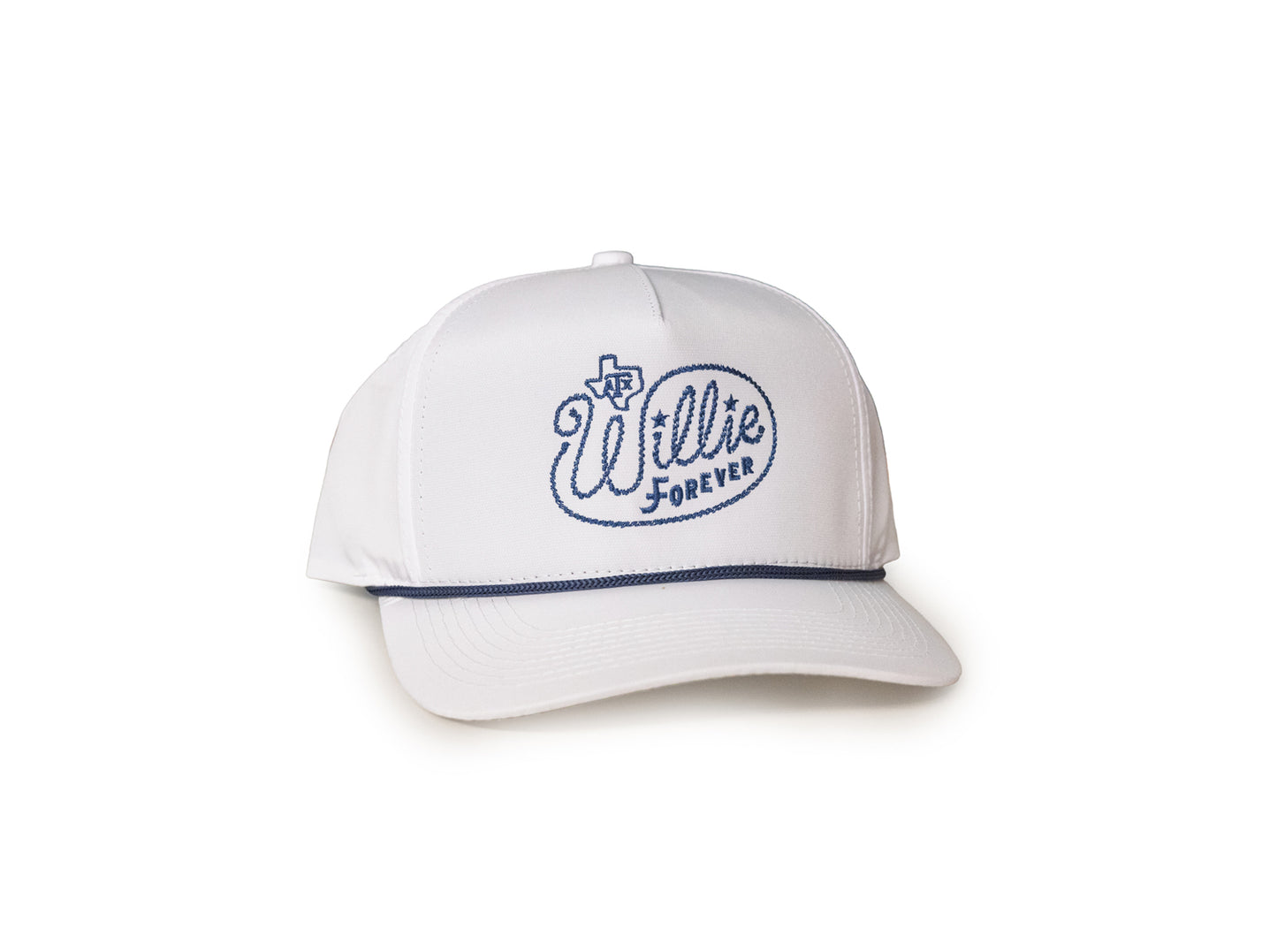 Willie Nelson Rope Hat - Willie Forever Lasso - White