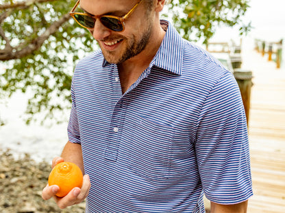 Top-Shelf Players Shirt - Stewart Stripe - Navy