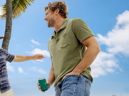 Velour Monty Polo - Palm Tree