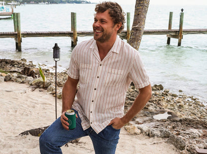 The Desi Shirt - Chambray Dobby - Natural