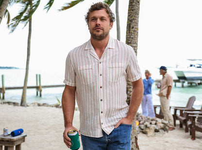 The Desi Shirt - Chambray Dobby - Natural