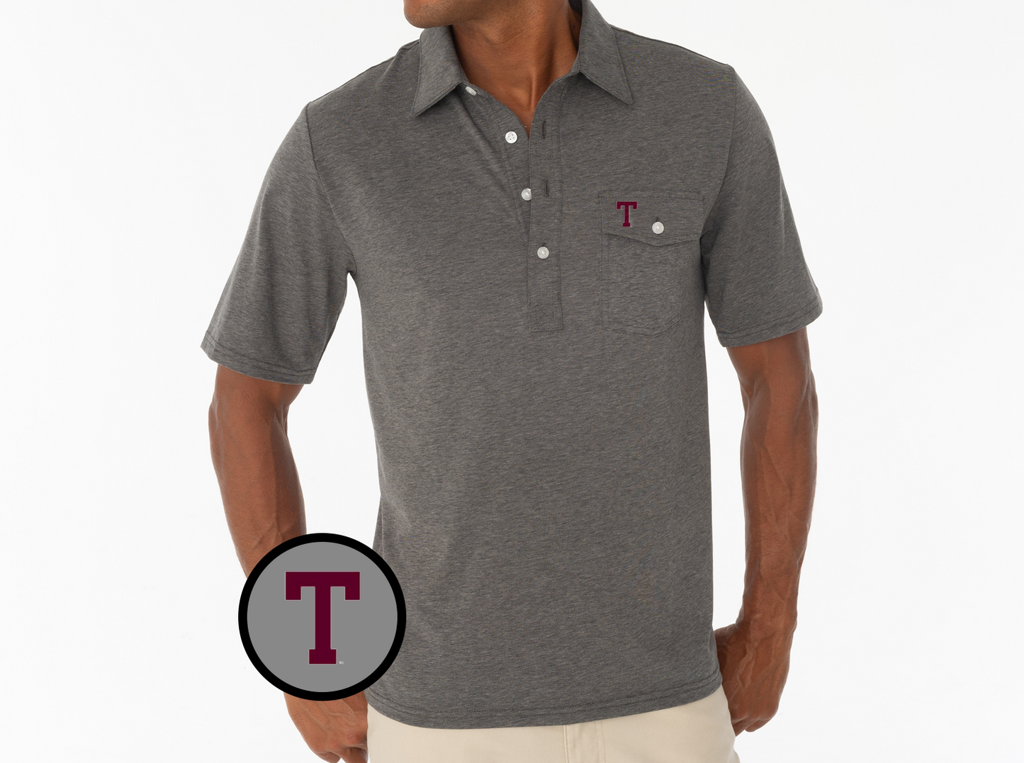 Texas A&M 150 - Coach’s Players Shirt - T - Heather Grey