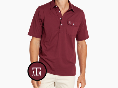 Texas A&M 150 - Coach’s Players Shirt - Vintage TAM Mark - Maroon
