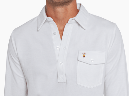 Arizona State - Long Sleeve Players Shirt - Pitchfork - White