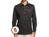 Arizona State - Jacquard Long Sleeve Range Polo - Sparky - Black