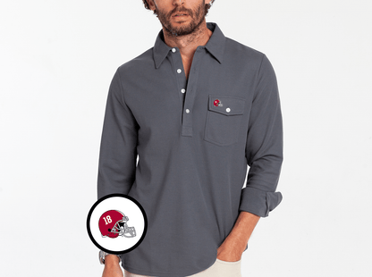 Alabama - Long Sleeve Players Shirt - Helmet - Blue Steel