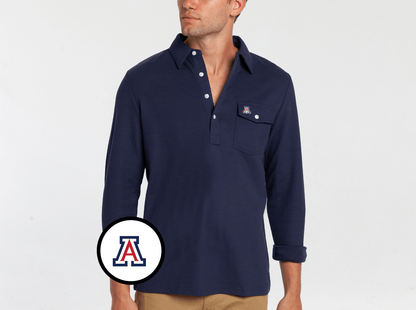 Arizona - Long Sleeve Players Shirt - A - Peacoat