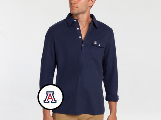 Arizona - Long Sleeve Players Shirt - A - Peacoat
