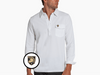 Army - Long Sleeve Players Shirt - Shield - White