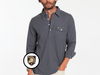 Army - Long Sleeve Players Shirt - Shield - Blue Steel