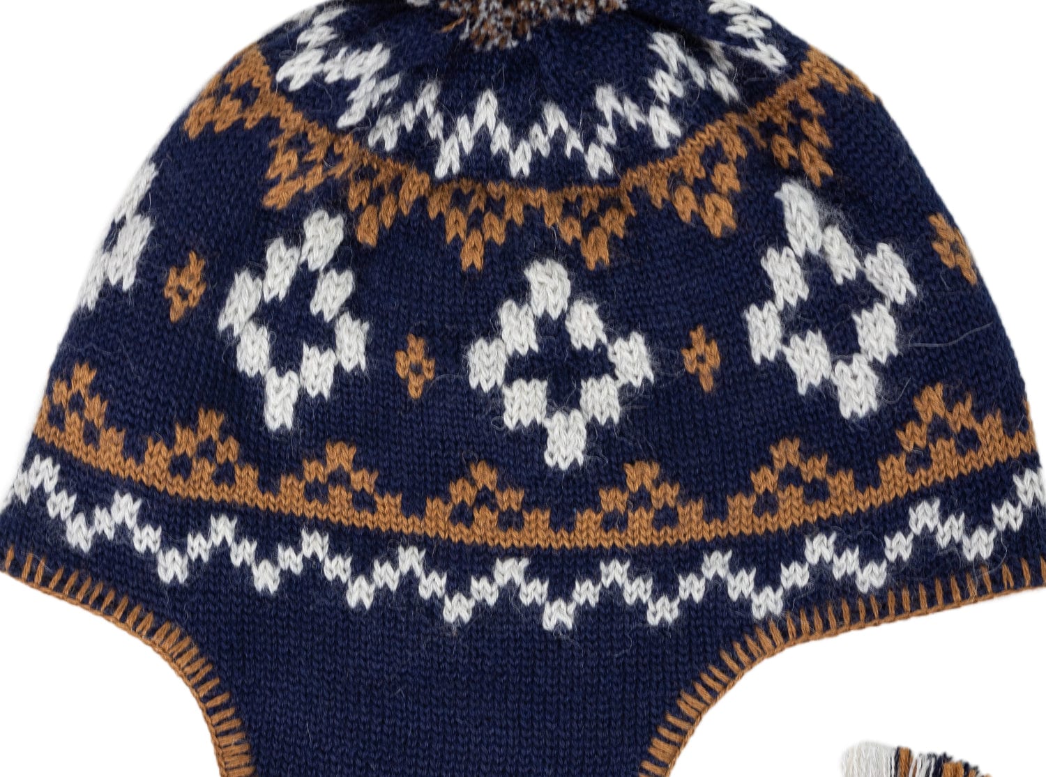 Winter Sweater Hat - Navy - Secondary