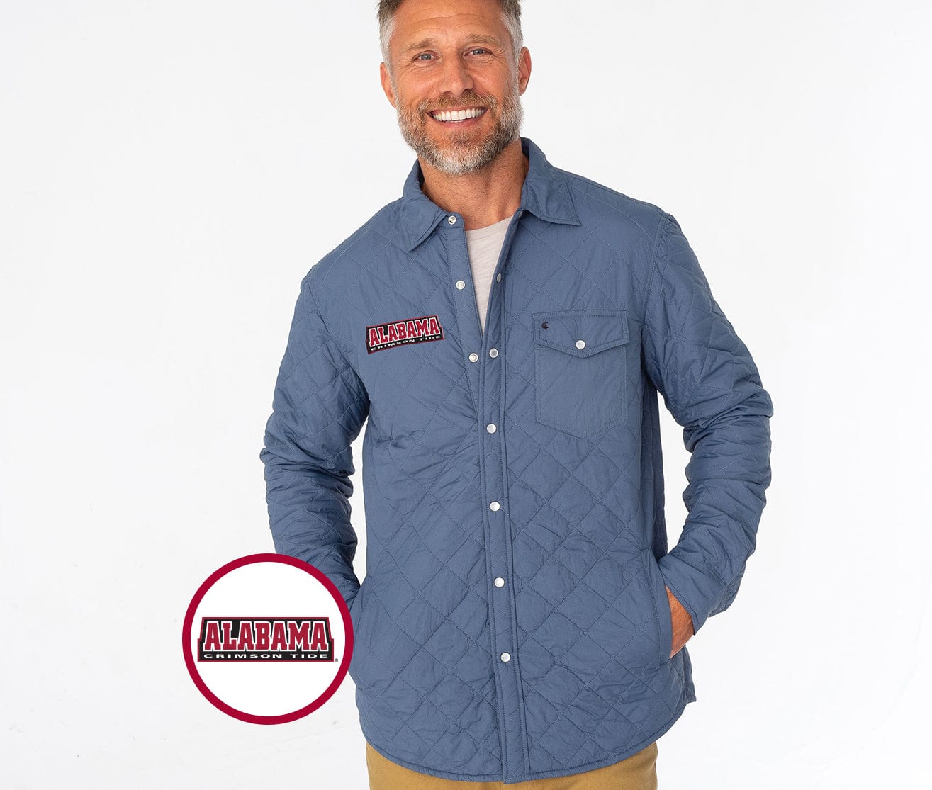 Alabama - Quilted Shacket - Alabama - Slate