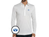 BYU - Jacquard Long Sleeve Range Polo - Oval - White