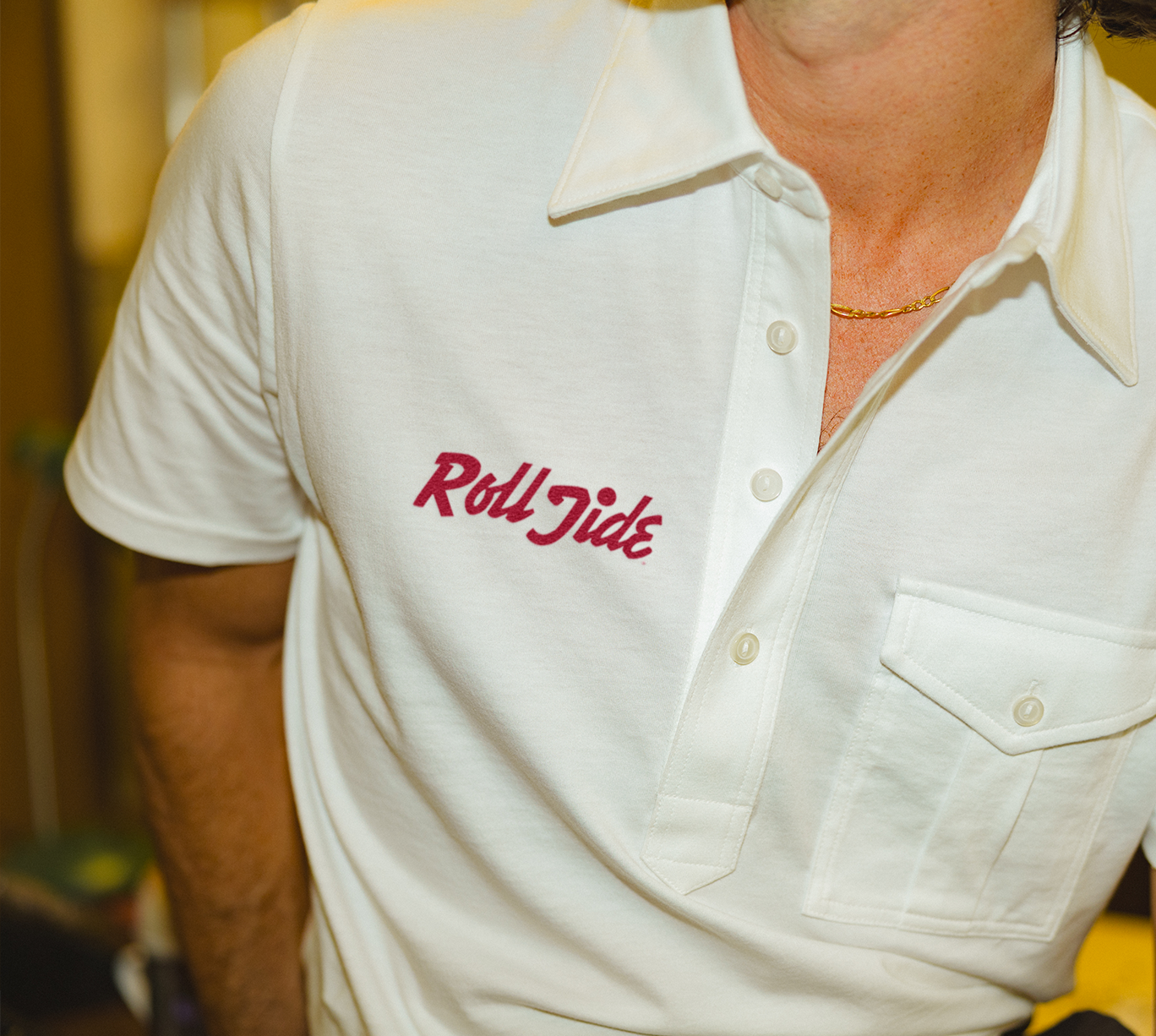Alabama - Retro Coach's Players Shirt - Roll Tide - White