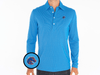 Boise State - Jacquard Long Sleeve Range Polo - Bronco - Blue