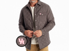 Houston - Coach's Shacket - UH Interlock - Charcoal