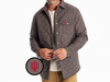 Indiana - Coach's Shacket - IU Interlock - Charcoal