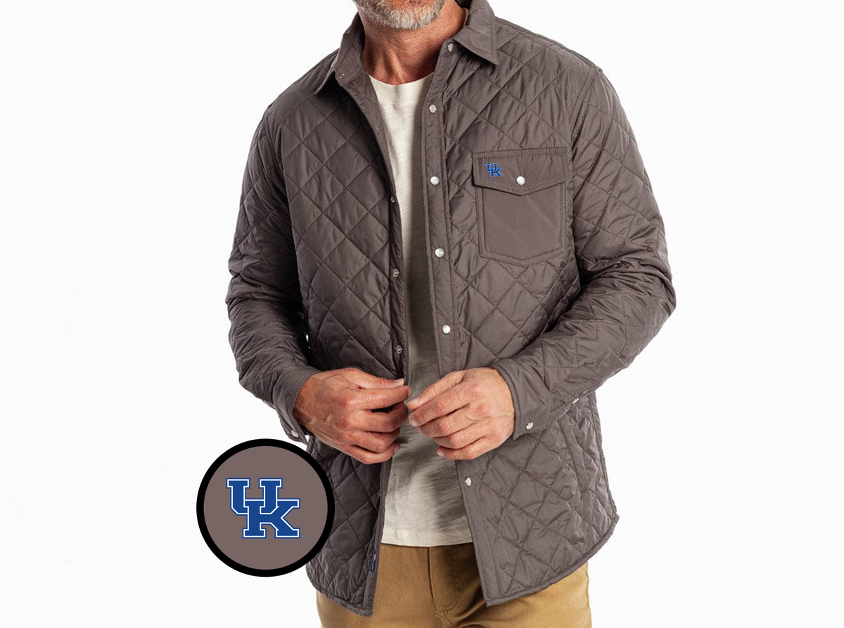 Kentucky - Coach's Shacket - UK Interlock - Charcoal