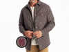 Mississippi State - Coach's Shacket - MS Interlock - Charcoal