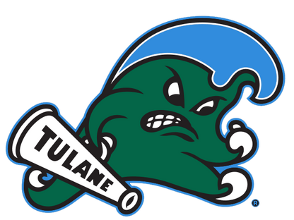 Tulane - Long Sleeve Players Shirt - Riptide - Blue Steel