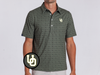 Oregon - Coach's Range Polo - Interlock - Durango Print Green