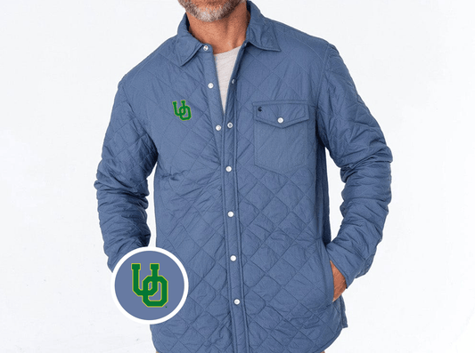 Oregon - Quilted Shacket - UO Icon - Slate Blue