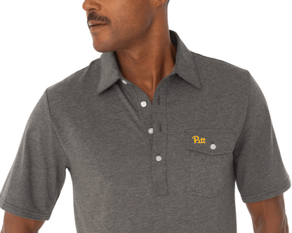 Pitt - Coach's Performance Players Shirt - Pitt - Heather Grey