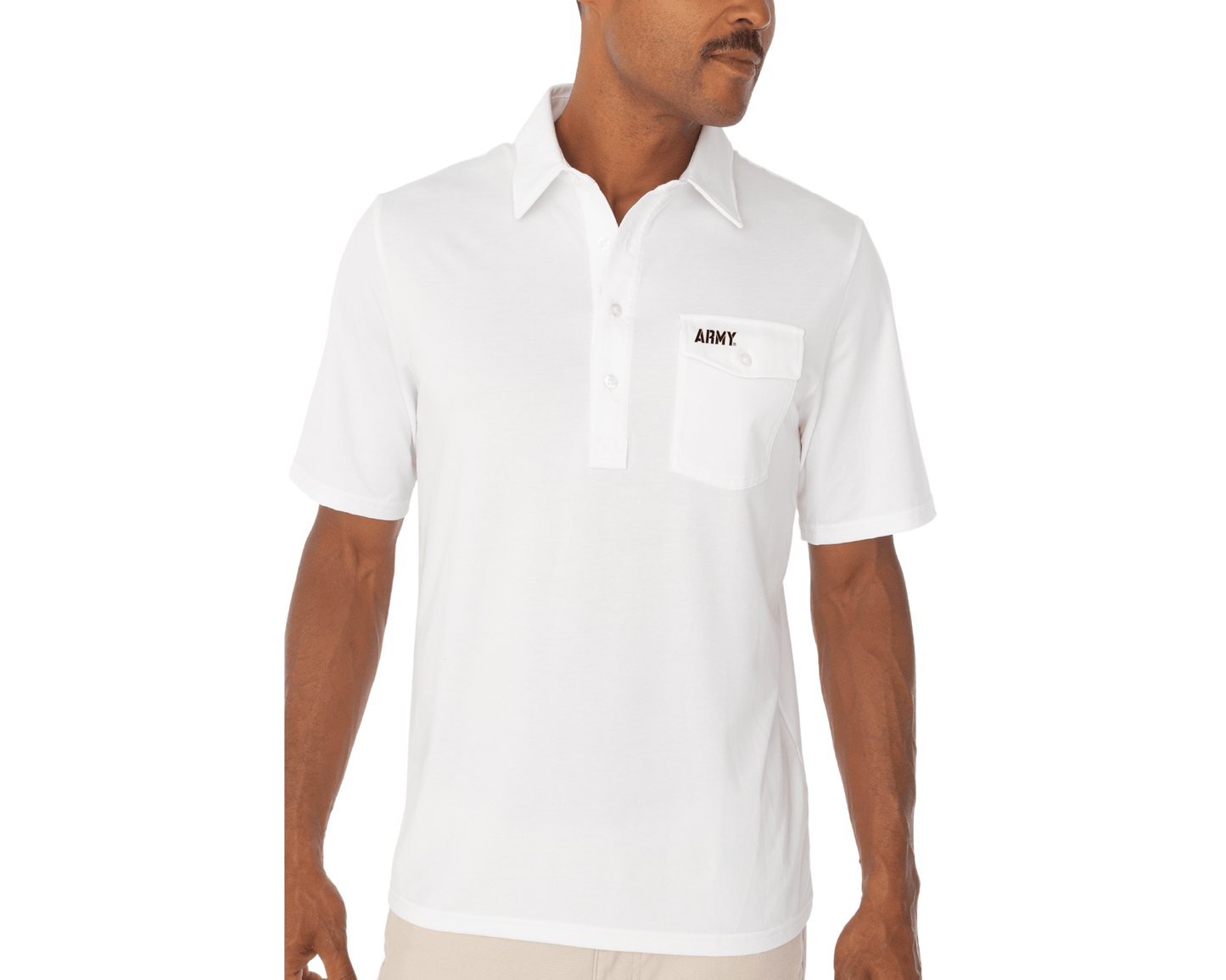 Army - Coach's Performance Players Shirt - Army - White